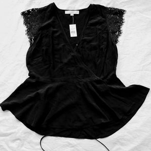 LOFT Black Blouse